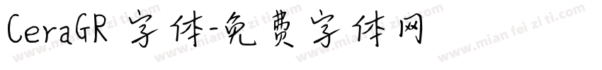 CeraGR 字体字体转换
